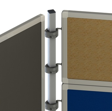 Textilní tabule pro paraván 150x120 cm, modrý