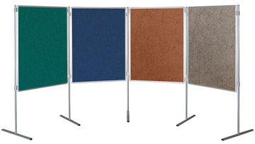 Magnetická keramická tabule EkoTAB pro paraván 150 x 100 cm