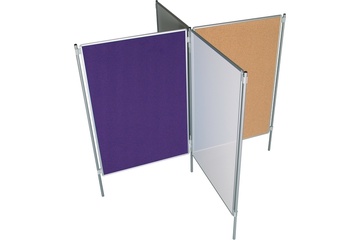Textilní tabule TEXT EkoTAB pro paraván 150 x 100 cm, fialová