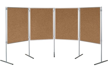 Textilní tabule TEXT EkoTAB pro paraván 150 x 100 cm, hnědá