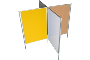 Textilní tabule TEXT EkoTAB pro paraván 150 x 100 cm, žlutá