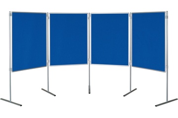 Textilní tabule TEXT EkoTAB pro paraván 150 x 120 cm, modrá