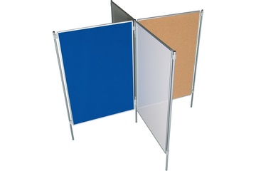 Textilní tabule TEXT EkoTAB pro paraván 150 x 120 cm, modrá