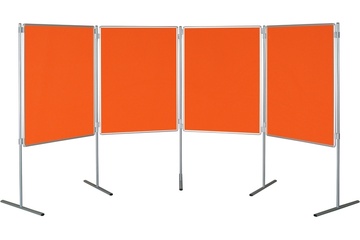 Textilní tabule TEXT EkoTAB pro paraván 150 x 120 cm, oranžová