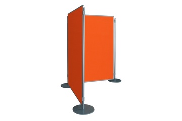 Textilní tabule TEXT EkoTAB pro paraván 150 x 120 cm, oranžová