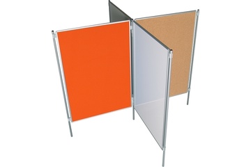 Textilní tabule TEXT EkoTAB pro paraván 150 x 120 cm, oranžová