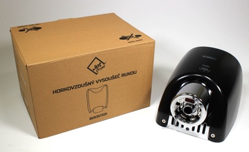 Vysoušeč rukou Jet Dryer BOOSTER černý kov