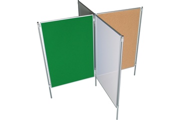 Textilní tabule TEXT EkoTAB pro paraván 150 x 120 cm, zelená