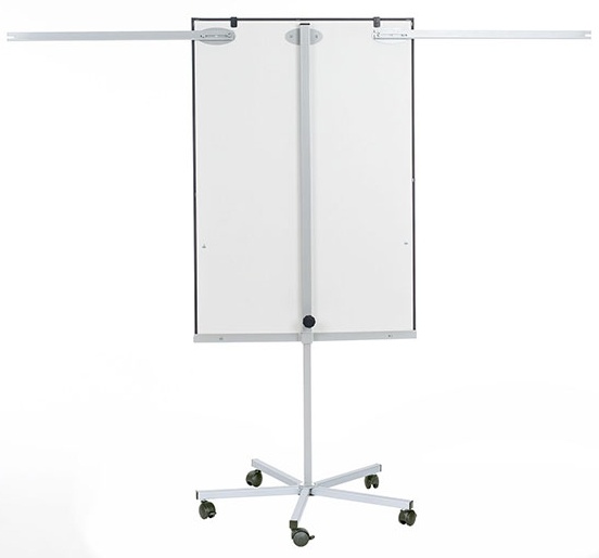 Pojízdný flipchart AVELI MOBIL 5 WINGS magnetický 70x100 cm