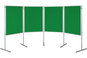 Textilní tabule TEXT EkoTAB pro paraván 75 x 100 cm, zelená