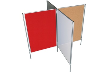 Textilní tabule TEXT EkoTAB pro paraván 75 x 100 cm, červená