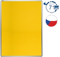 Textilní nástěnka EkoTAB 75 x 100 cm - žlutá