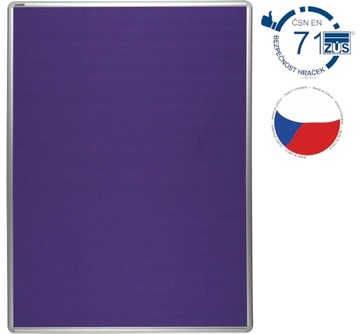 Textilní nástěnka EkoTAB 60 x 90 cm - fialová