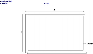 Magnetická tabule Magnetoplan SP optimal 180 x 120 cm