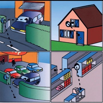 Dopravní zrcadlo 40 cm, vypouklé