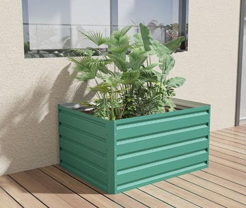 Plechový vyvýšený záhon G21 DAISY 1200x900x520 mm, zelený