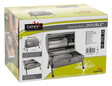 Gril na dřevěné uhlí Cattara DOUBLE