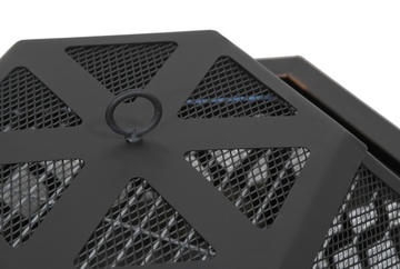 Ohniště na dřevo Cattara HEXAGON s roštem a poklopem