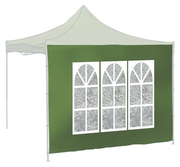 Bočnice párty stanu Cattara WINDOW WATERPROOF s okny, 2x3m, zelená