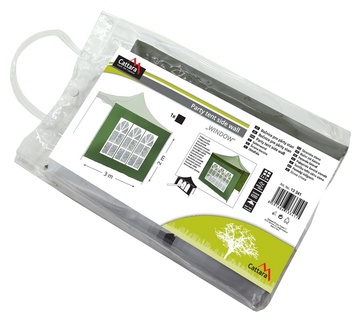 Bočnice párty stanu Cattara WINDOW WATERPROOF s okny, 2x3m, zelená