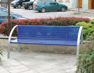 Parková lavička kovová
