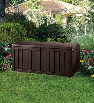 Zahradní truhla Keter GLENWOOD STORAGE BOX 390 l - hnědá
