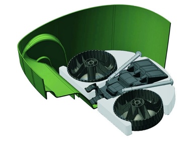 Zahradní vozík Helpy Stefanplast zelený - 50l
