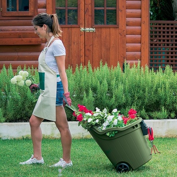 Zahradní vozík Helpy Stefanplast zelený - 50l