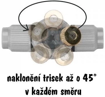 Vodní mlha 5 ks mikrotrysek, délka 7,5 m