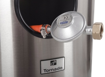 Venkovní tepelný žářič G21 Tornado nerez