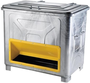 Kovová nádoba na posypový materiál 800 l