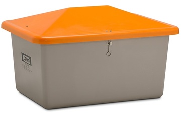 Nádoba na zimní posyp CEMO SGB šedo/oranžová 550 l
