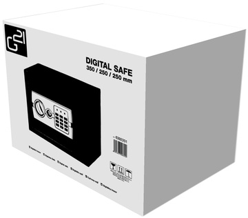 Digitální trezor G21 GA-25E, černý