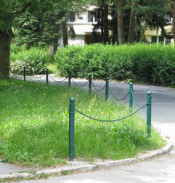 Parkovací sloupek SIMPLE pevný k zabetonování