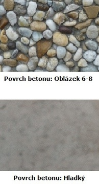 Venkovní betonová lavička Nela bez opěradla