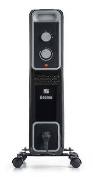 Olejový radiátor G21 BROMO, 11 žeber, černý