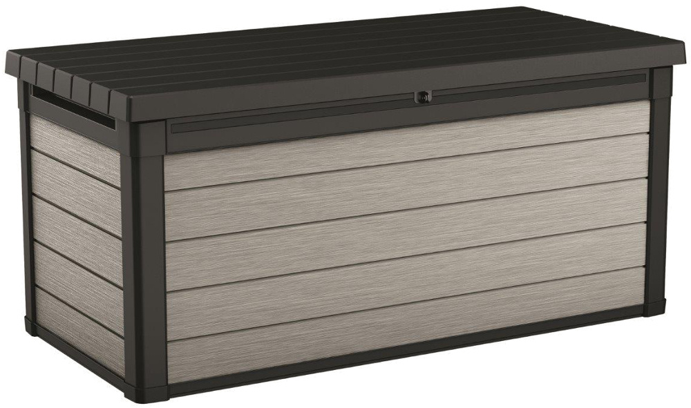 Zahradní úložný box Denali DuoTech 570 l šedohnědý