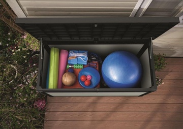 Zahradní úložný box Denali DuoTech 570 l šedohnědý