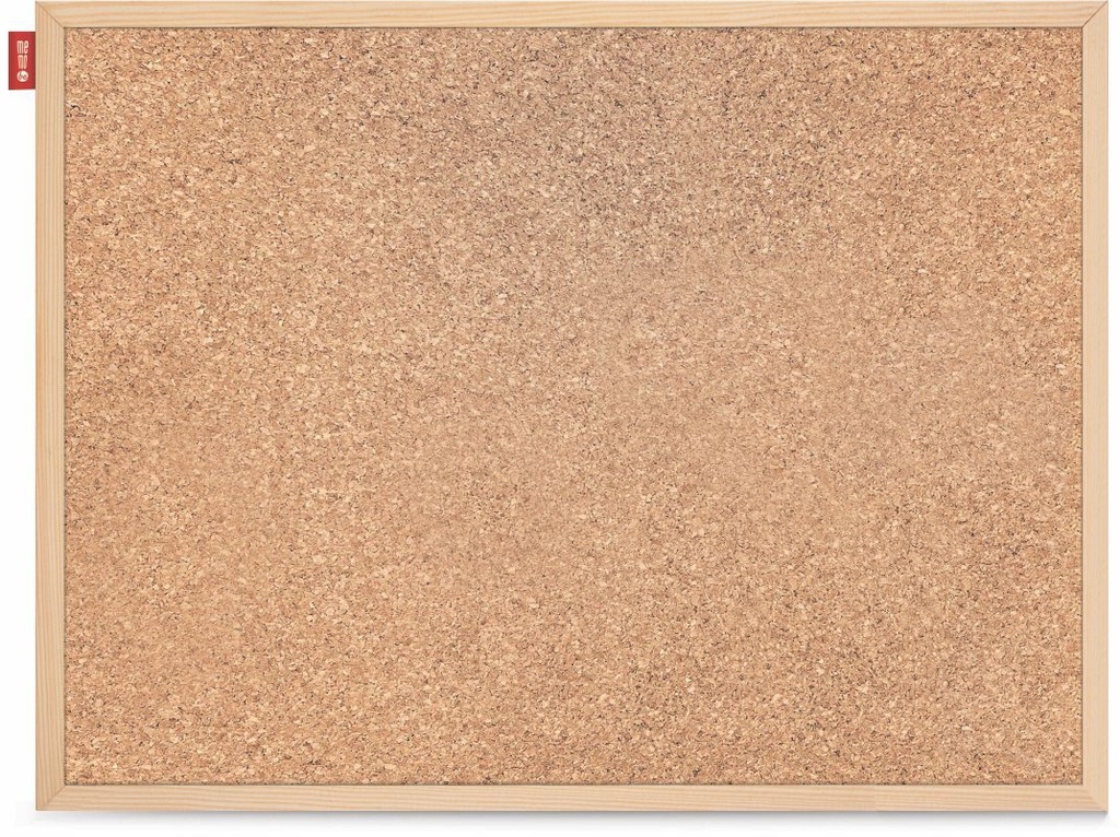 Korková tabule MEMOBE v dřevěném rámu, 120x90 cm