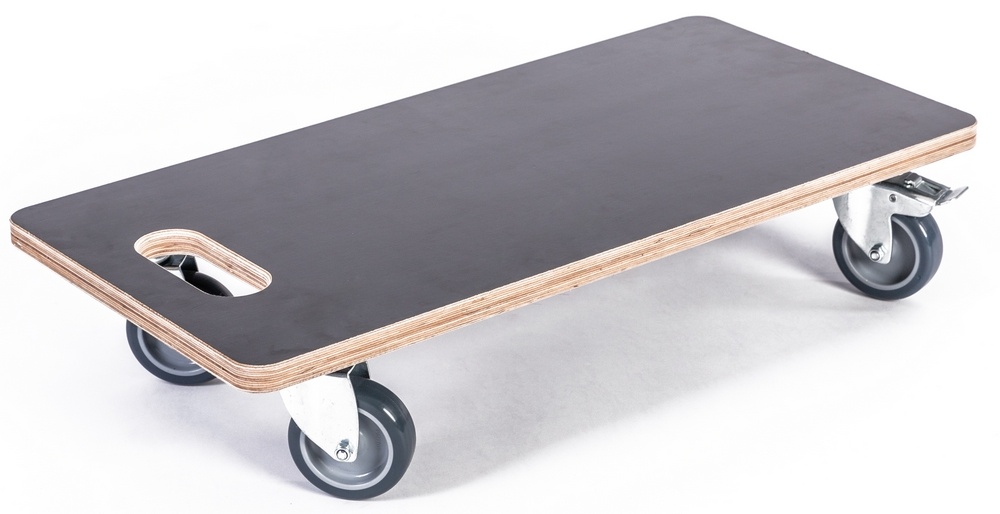 Přepravní vozík 590x290x120 mm, bržděná kolečka, nosnost 180 kg