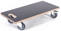 Přepravní vozík 590x290x120 mm, bržděná kolečka, nosnost 180 kg
