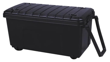 Plastový úložný REALLY USEFUL box s rukojetí černý, 64l