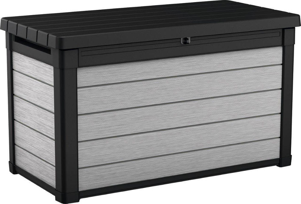 Zahradní úložný box Denali DuoTech 380 l šedohnědý