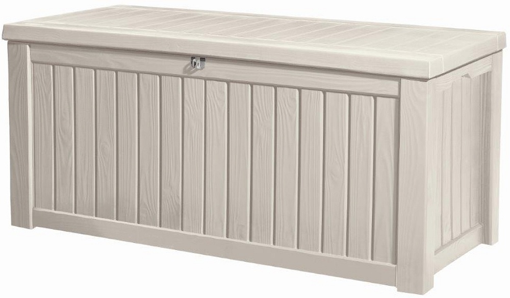 Zahradní úložný box Keter Rockwood 570 L krémový