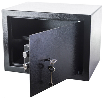 Domácí trezor G21 T-250BK na klíč, černý