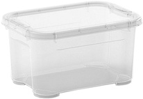 Plastový úložný box KETER T Box mini s víkem 1l - čirý, sada 5ks