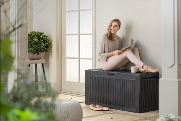 Zahradní úložný box KETER COMFY STORAGE 270l, šedý