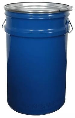 Plechový sud s odnímacím víkem a potravinářským lakem 60 l