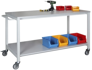 Pojízdný pracovní stůl 1500 x 800 mm