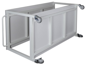 Pojízdný pracovní stůl 1500 x 800 mm s třízásuvkovým kontejnerem